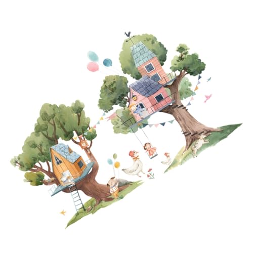 Beatifufu 2 Stück Wandtattoo Cartoon Tiere Baum Wandsticker Selbstklebend Kinderzimmer Wohnzimmer Schlafzimmer Wanddeko DIY Naturmotive rückstandsfrei Beatifufu 2 Stück Wandtattoo Cartoon Tiere Baum Wandsticker Selbstklebend Kinderzimmer Wohnzimmer Schlafzimmer Wanddeko DIY Naturmotive rückstandsfrei von Beatifufu