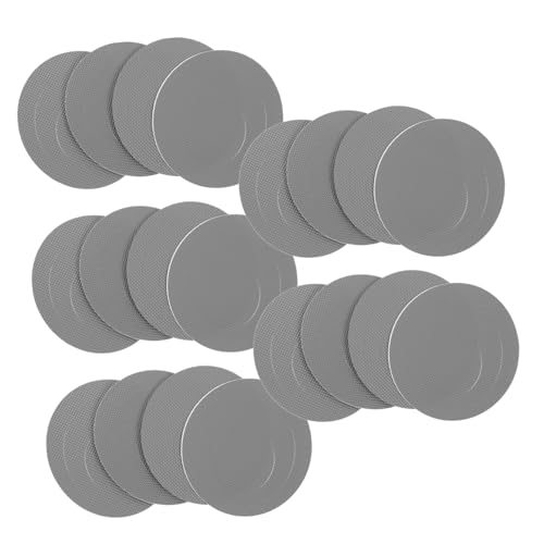 Beatifufu 20 Blatt Peva rutschfeste Badewannen Aufkleber Selbstklebende wasserdichte Rutsch Sticker für Dusche und Badezimmer Oval Einfach Anzubringen Langlebig Sicher für Glatte von Beatifufu