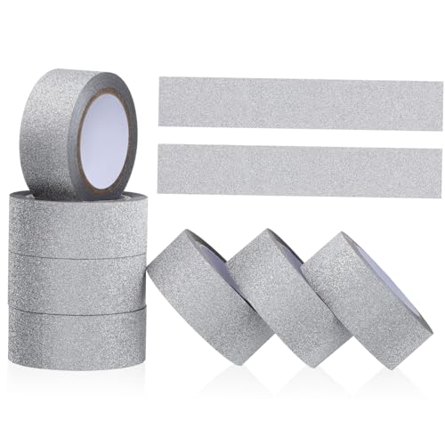 Beatifufu 20 Rollen Glitzer Klebeband Silber Glitter Tape für Geschenkverpackung DIY Basteln Scrapbooking Dekoratives Masking Tape für Kreative Verpackungen und Kunsthandwerk Beatifufu 20 Rollen Glitzer Klebeband Silber Glitter Tape für Geschenkverpackung DIY Basteln Scrapbooking Dekoratives Masking Tape für Kreative Verpackungen und Kunsthandwerk von Beatifufu