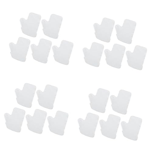 Beatifufu 20 Stück Spülhandschuhe aus Strapazierfähigem Wasserstrahlstoff Wiederverwendbare Küchenhandschuhe mit Staub Schmutzschutz Praktische Reinigungshandschuhe für Geschirr und von Beatifufu