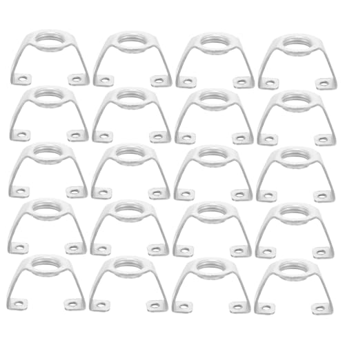Beatifufu 20 Stück Teiliges Lampenhalter aus Stabilem Eisen Langlebige Lampenfassung Zubehör Einfache Montage Kompakt und Praktisch für Wandlampe Aufbauspot und LED Lampenhalter Beatifufu 20 Stück Teiliges Lampenhalter aus Stabilem Eisen Langlebige Lampenfassung Zubehör Einfache Montage Kompakt und Praktisch für Wandlampe Aufbauspot und LED Lampenhalter von Beatifufu