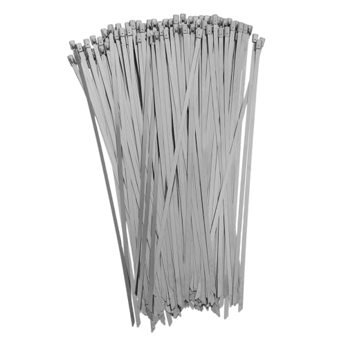 Beatifufu 200 Stück Edelstahl Kabelbinder Selbstsichernd Stark Rostfrei Metall Kabelbinder für Landwirtschaft Rohre Dächer Außenzäune Werkstatt Maschinensicherung Beatifufu 200 Stück Edelstahl Kabelbinder Selbstsichernd Stark Rostfrei Metall Kabelbinder für Landwirtschaft Rohre Dächer Außenzäune Werkstatt Maschinensicherung von Beatifufu