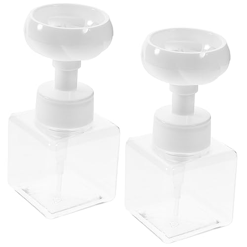 Beatifufu 2stücke Blüten-seifenspender Nachfüllbare Pumpflasche Für Shampoo Und Flüssigseife Tragbarer Seifenspender Für Reisen Transparent Für Bad Und Küche von Beatifufu