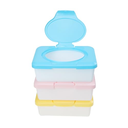 Beatifufu 3 Stück Feuchttücher Aufbewahrungsboxen aus Hochwertigem PP mit Praktischem Deckel Wiederbefüllbar Kompakt für Kinderzimmer Badezimmer und Unterwegs Farblich Zufällige Farbe Beatifufu 3 Stück Feuchttücher Aufbewahrungsboxen aus Hochwertigem PP mit Praktischem Deckel Wiederbefüllbar Kompakt für Kinderzimmer Badezimmer und Unterwegs Farblich Zufällige Farbe von Beatifufu