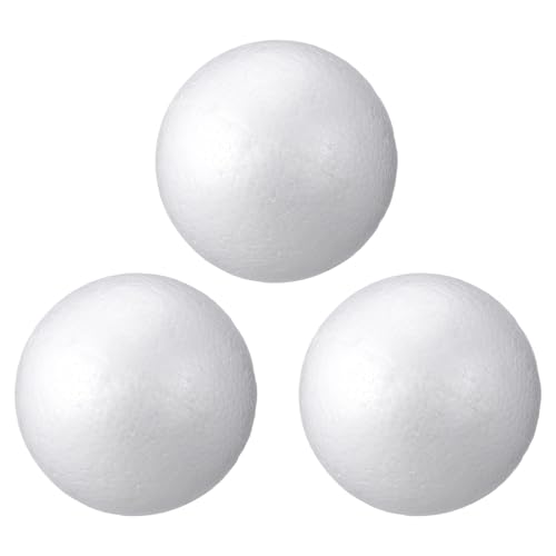 Beatifufu 3 Stück Weiße DIY Polystyrolkugeln für Bastelprojekt Weihnachtsdeko Bemalbar Robust Vielseitig Einsetzbar für Kindergarten Weihnachten und Winterfeiern Beatifufu 3 Stück Weiße DIY Polystyrolkugeln für Bastelprojekt Weihnachtsdeko Bemalbar Robust Vielseitig Einsetzbar für Kindergarten Weihnachten und Winterfeiern von Beatifufu