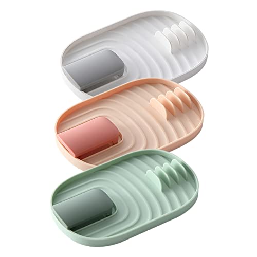 Beatifufu 3Stücke Teiliges Topfdeckelhalter mit Hitzebeständigen Untersetzern Stilvoller Küchenorganizer für Töpfe und Löffel Platzsparende Lösung für Ihre Arbeitsplatte von Beatifufu