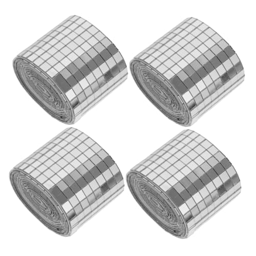 Beatifufu 4 Rollen Selbstklebende Mosaikfliesen Acryl Klar Quadratisch Flach Rückseite DIY Basteln Wandaufkleber Spiegelsteine für Wohn und Ktv Dekoration Beatifufu 4 Rollen Selbstklebende Mosaikfliesen Acryl Klar Quadratisch Flach Rückseite DIY Basteln Wandaufkleber Spiegelsteine für Wohn und Ktv Dekoration von Beatifufu