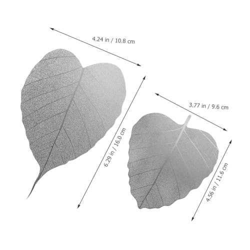 Beatifufu 4 Stück Edelstahl Teesieb mit Blattform Hitzebeständig Langlebig Feinmaschiger Metallfilter für Losen Tee Praktisches Teefilter Zubehör für Teekannen und Tassen von Beatifufu