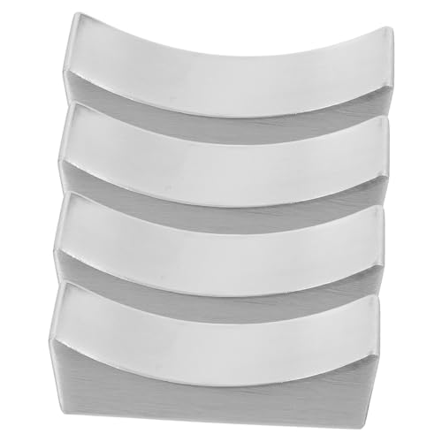 Beatifufu 4 Stück Teiliges Edelstahl Chopstick Holder mit Elegantem Gebogenem Design Platzsparend und Leicht zu Reinigen Vielseitig als Besteck Löffelablage für Küche Restaurant und Zuhause von Beatifufu