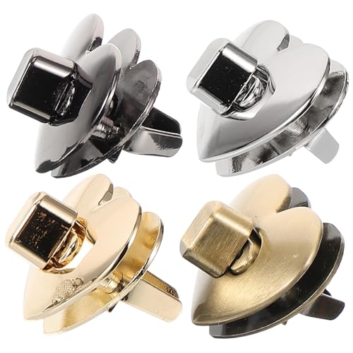 Beatifufu 4 Stück Teiliges Herzförmige Bag Locks aus Edelstahl Langlebige Ersatzverschlüsse für Handtaschen Geldbörsen Koffer in Gold Antik Schwarz und Silber Sicherer Verschluss und Beatifufu 4 Stück Teiliges Herzförmige Bag Locks aus Edelstahl Langlebige Ersatzverschlüsse für Handtaschen Geldbörsen Koffer in Gold Antik Schwarz und Silber Sicherer Verschluss und von Beatifufu