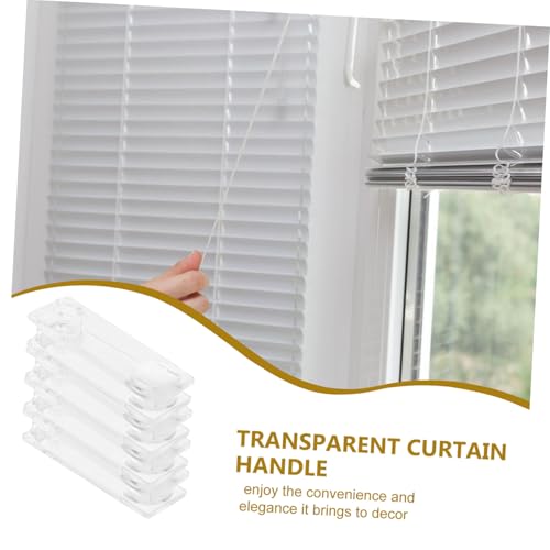 Beatifufu 4 Stück Teiliges Transparente Vorhangschnurgewichte aus Kunststoff Robuste Fensterrollo-zuggriffe Multifunktional für Jalousien und Rollos Einfache Montage Stilvolles Design für Beatifufu 4 Stück Teiliges Transparente Vorhangschnurgewichte aus Kunststoff Robuste Fensterrollo-zuggriffe Multifunktional für Jalousien und Rollos Einfache Montage Stilvolles Design für von Beatifufu