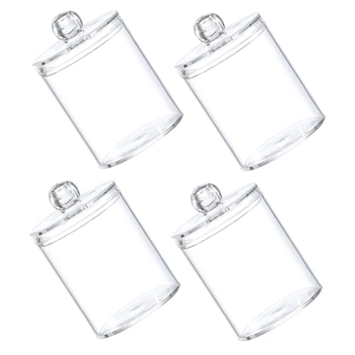 Beatifufu 4 Stück Teiliges Transparentes Wattepad Wattestäbchen aufbewahrungsset mit Deckel Staubdicht Kompakt für Schreibtisch Multifunktionale Box zur Ordentlichen Organisation Kleiner Beatifufu 4 Stück Teiliges Transparentes Wattepad Wattestäbchen aufbewahrungsset mit Deckel Staubdicht Kompakt für Schreibtisch Multifunktionale Box zur Ordentlichen Organisation Kleiner von Beatifufu