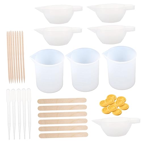 Beatifufu 43-teiliges Epoxid-werkzeugset Für Heimwerker Kunststoff-DIY-Werkzeug Epoxid-Set Bastelwerkzeuge von Beatifufu