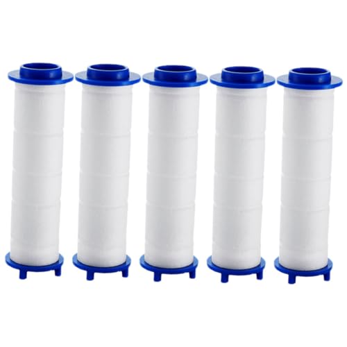 Beatifufu 5 Stück Teiliges Duschfilter Ersatzfilter für Hartes Wasser Professioneller Hochdruck duschkopf Wasserfilter mit Effektiver Sedimentfiltration Kompatibel für Haushaltsduschen von Beatifufu