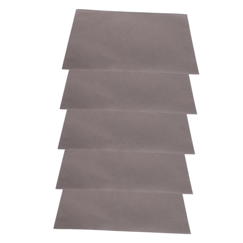 Beatifufu 5 Stück Teiliges Selbstklebender Samtbeflockung für Schmuckboxen Graue Liner mit Elegantem Design für DIY Schmuckverpackung und Schubladeninlays von Beatifufu