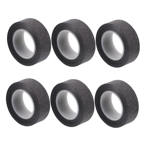 Beatifufu 6 Rollen Glitzer Washi tape Schwarzes Papierklebeband DIY Scrapbooking Handarbeit Dekoratives Langlebiges Craft Tape für Tagebuch Geschenkbänder und Bastelprojekte Beatifufu 6 Rollen Glitzer Washi tape Schwarzes Papierklebeband DIY Scrapbooking Handarbeit Dekoratives Langlebiges Craft Tape für Tagebuch Geschenkbänder und Bastelprojekte von Beatifufu