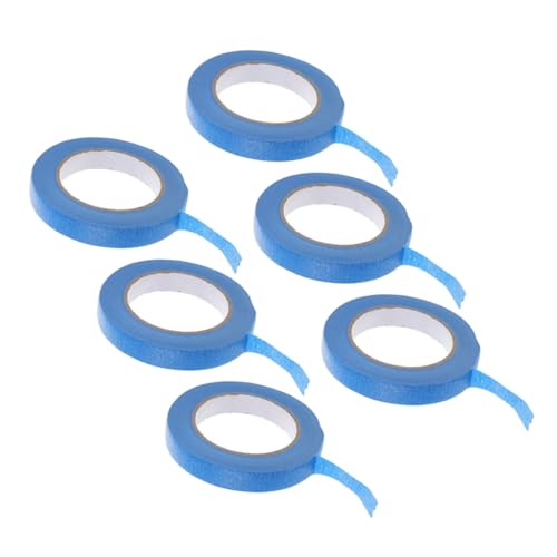 Beatifufu 6 Rollen Malerkrepp Klebeband Maler Abdeckband Stark Haftend Papierband für DIY Basteln Wandstreichen Malerarbeiten Schutzfolie Beatifufu 6 Rollen Malerkrepp Klebeband Maler Abdeckband Stark Haftend Papierband für DIY Basteln Wandstreichen Malerarbeiten Schutzfolie von Beatifufu