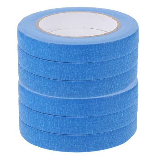 Beatifufu 6 Rollen Malerkrepp Maskierband Abdeckband Klebeband für DIY Basteln Malerarbeiten Wanddekoration Schutz Beim Sprühen Leicht Ablösbar von Beatifufu