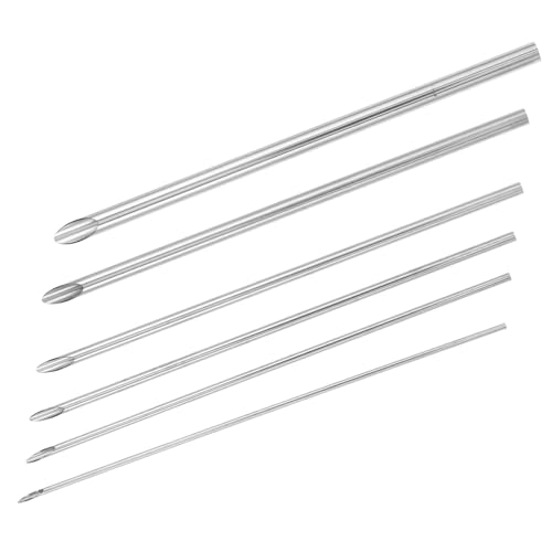 Beatifufu 6 Stück Teiliges Edelstahl Lochstanzer Rund Keramischer Handbohrer für Töpferarbeiten Vielseitig Einsetzbar für Teekannen und DIY Keramikgestaltung Langlebiges Werkzeug zur von Beatifufu