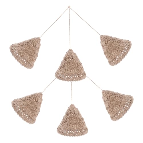 Beatifufu 6 Stück Teiliges Handgewebtes Boho Lampenschirm Naturseil Nordischer Pendelleuchte-abdeckung für Wohnzimmer Schlafzimmer und Esszimmer Rustikaler Landhausstil Dekorativ und Beatifufu 6 Stück Teiliges Handgewebtes Boho Lampenschirm Naturseil Nordischer Pendelleuchte-abdeckung für Wohnzimmer Schlafzimmer und Esszimmer Rustikaler Landhausstil Dekorativ und von Beatifufu