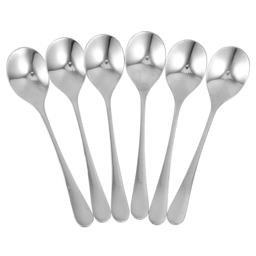 Beatifufu 6 Stück Teiliges Kaffeelöffel mit Langem Griff Vielseitige und Robuste Löffel für Kaffee Essensservice und Täglichen Gebrauch von Beatifufu