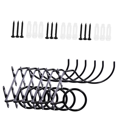 Beatifufu 6 Stück Teiliges Wand weinregal aus Robustem Eisen Stilvoller Flaschenhalter für Sichere Aufbewahrung Elegantes Design für Zuhause Bar Restaurant und Party von Beatifufu