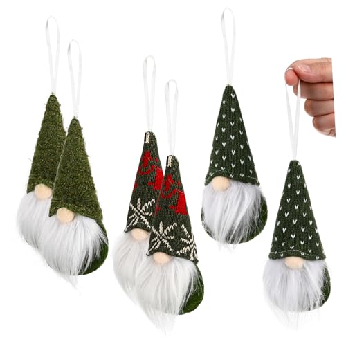 Beatifufu 6 Stück Teiliges Weihnachtliche Zwerg-Ornamente aus Weichem Stoff mit Hängeöse Skandinavische Weihnachtsdeko für Baum Girlanden und Festliche Innenräume Kuschelig Gefüllt Grüne Beatifufu 6 Stück Teiliges Weihnachtliche Zwerg-Ornamente aus Weichem Stoff mit Hängeöse Skandinavische Weihnachtsdeko für Baum Girlanden und Festliche Innenräume Kuschelig Gefüllt Grüne von Beatifufu