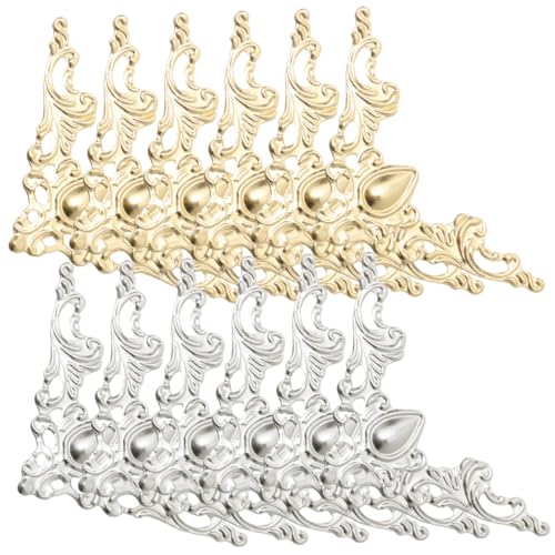 Beatifufu 60 Stück Vintage Buch Eckenschutz aus Eisen Gelb Weiß Robuster Kantenschutz für Bücher Alben Scrapbooking Notizbücher Dekorative für Holz Weinboxen Beatifufu 60 Stück Vintage Buch Eckenschutz aus Eisen Gelb Weiß Robuster Kantenschutz für Bücher Alben Scrapbooking Notizbücher Dekorative für Holz Weinboxen von Beatifufu