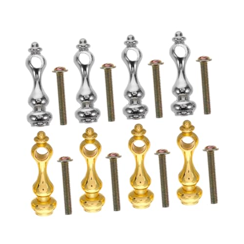 Beatifufu 8 Stück Dekorative Möbelverbinder für Glasgeländer Gourd Förmige Endkappen für Weinkabinette und Servierwagen zu Installieren Entfernen Beatifufu 8 Stück Dekorative Möbelverbinder für Glasgeländer Gourd Förmige Endkappen für Weinkabinette und Servierwagen zu Installieren Entfernen von Beatifufu