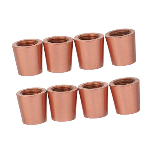 Beatifufu 8 Stück Teiliges Messing Füße für Holztabletts Geschwungene Messingfüße Eleganter Schmuckkästen-Display Riser Vielseitige Untersetzer für Tisch und Sofa Polierte Rostfreie von Beatifufu