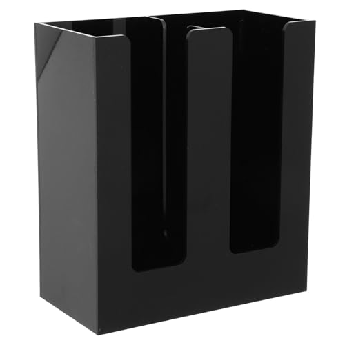 Beatifufu Acryl Becherhalter mit Fächern Praktischer Pappbecher Spender und Organizer für Küche und Zuhause Kompakte Aufbewahrung für Einwegbecher Teebeutel Kaffeepads Modernes Design in von Beatifufu
