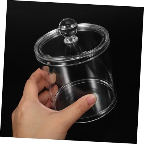 Beatifufu Acryl Wattepads Behälter mit Deckel Cotton Swabs Aufbewahrungsbox Langlebig und Geruchsfrei Kompakt und Vielseitig für Badezimmer und Schminktisch Beatifufu Acryl Wattepads Behälter mit Deckel Cotton Swabs Aufbewahrungsbox Langlebig und Geruchsfrei Kompakt und Vielseitig für Badezimmer und Schminktisch von Beatifufu