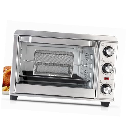 Beatifufu Air Fryer Rotisserie Korb Edelstahl Hitzebeständig mit Beweglicher Tür Spülmaschinenfest Geeignet für Backofen und Heißluftfritteuse Vielseitig für Gemüse Fleisch Trockenfrüchte von Beatifufu