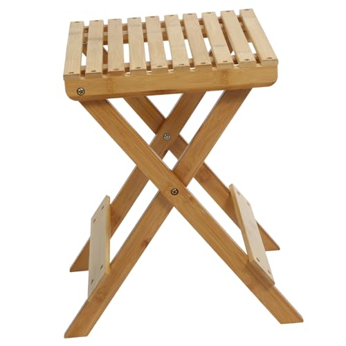 Beatifufu Bambus Klapphocker Klein Faltbar Fußbank Indoor Sitzhocker Stabil Kompakt für Bad Flur Schlafzimmer Beatifufu Bambus Klapphocker Klein Faltbar Fußbank Indoor Sitzhocker Stabil Kompakt für Bad Flur Schlafzimmer von Beatifufu