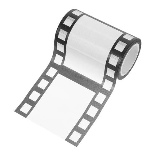 Beatifufu Breites Filmstreifen Dekoband aus Papier Handreißbares Scrapbooking Klebeband für DIY Basteln Planerfreundliches Dünnes Motivklebeband für Notizbücher und Geschenkverzierung von Beatifufu