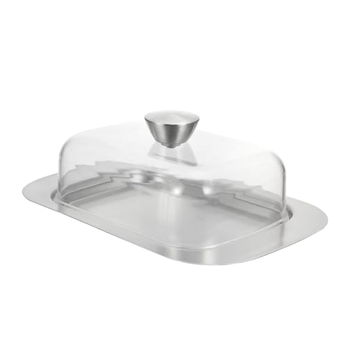 Beatifufu Butterdose aus Edelstahl mit Transparentem Pp deckel Lebensmittelechter Butterbehälter für Kühlschrank Vielseitiger Aufbewahrungsbehälter für Butter und Snacks Wiederverwendbar Beatifufu Butterdose aus Edelstahl mit Transparentem Pp deckel Lebensmittelechter Butterbehälter für Kühlschrank Vielseitiger Aufbewahrungsbehälter für Butter und Snacks Wiederverwendbar von Beatifufu