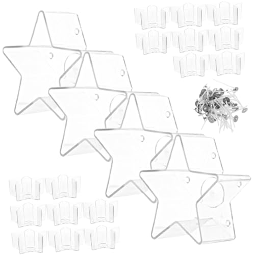 Beatifufu DIY Sternförmige Teelichthalter aus Hitzebeständigem Kunststoff mit Dochten Flammenhemmend und Wiederverwendbar für Hochzeitskerzen und Kerzenherstellung Beatifufu DIY Sternförmige Teelichthalter aus Hitzebeständigem Kunststoff mit Dochten Flammenhemmend und Wiederverwendbar für Hochzeitskerzen und Kerzenherstellung von Beatifufu