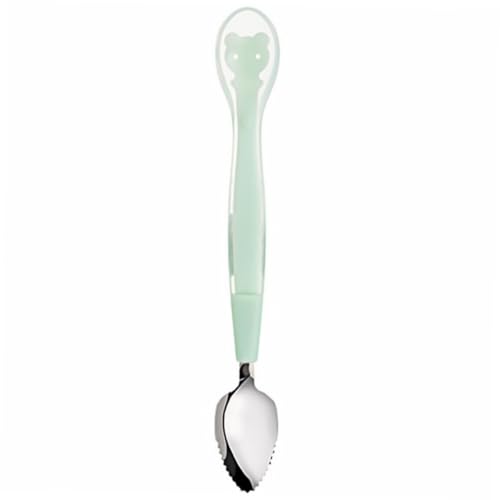 Beatifufu Doppelseitiger Löffel aus Lebensmittelechtem Ergonomisch Geformt zum Füttern und Fruchtbrei Schaben Rutschfestes Junge Mädchen Besteck für Griff und Koordinationsübungen für Beatifufu Doppelseitiger Löffel aus Lebensmittelechtem Ergonomisch Geformt zum Füttern und Fruchtbrei Schaben Rutschfestes Junge Mädchen Besteck für Griff und Koordinationsübungen für von Beatifufu
