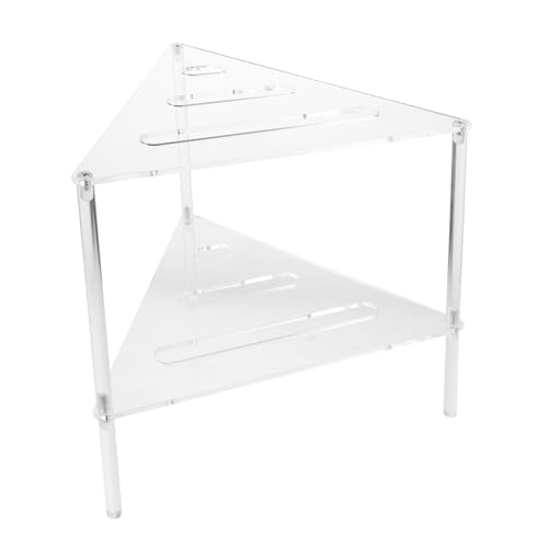 Beatifufu Duschregal Dreieckig Stabiler Organizer für Badezimmer und Badewanne Multifunktional als Pflanzenständer Design mit Einfacher Montage und Wasserableitendem Hohlem Aufbau von Beatifufu