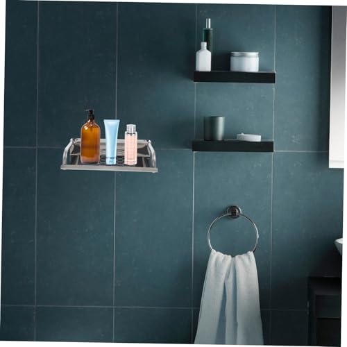 Beatifufu Edelstahl Aufbewahrungsregal mit Hohlraum Design Rostfreies Badezimmer Wandregal Multifunktionales Küchen Bad Organizer Leicht zu Reinigen Moderne Silberne Optik Hohe Tragkraft von Beatifufu