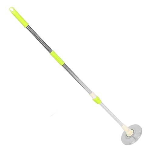 Beatifufu Edelstahl Moppstange Verstärkt und Drehbar mit Rundem Mopkopf Abnehmbarer Griff für Einfache Handhabung Langlebiger Wischmopp stiel für Hausgebrauch mit Aufhängeloch zur Trocknung von Beatifufu