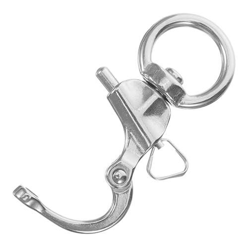 Beatifufu Edelstahl Rundkarabiner Schnellverschluss Drehbar Federbelastet Handbedient für Outdoor Tauchen Vielseitig Leicht und Robust für Reise und Abenteuer Beatifufu Edelstahl Rundkarabiner Schnellverschluss Drehbar Federbelastet Handbedient für Outdoor Tauchen Vielseitig Leicht und Robust für Reise und Abenteuer von Beatifufu