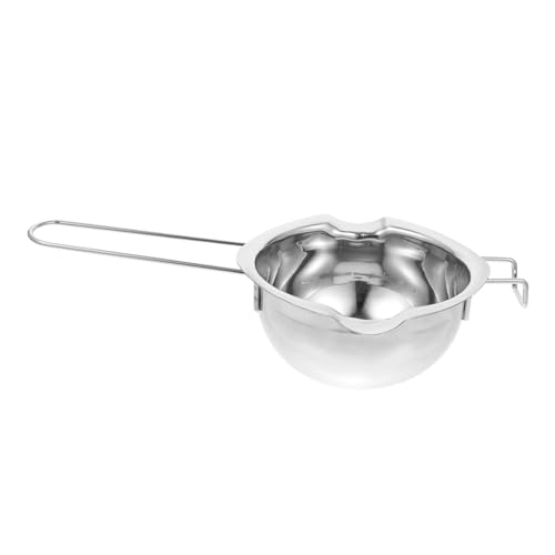 Beatifufu Edelstahl Schmelztopf mit Deckel Rostfrei Spülmaschinengeeignet Vielseitig für Schokolade Butter Käse und Soßen zum Schmelzen und Warmhalten Küche von Beatifufu