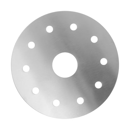 Beatifufu Edelstahl Wärmeleitplatte Induktionsadapter für Gas Elektroherd Hitzeverteilende Robuste Küchenkochplatte aus Rostfreiem Stahl Gleichmäßige Wärmeleitung Langlebig und Praktisch von Beatifufu