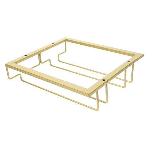 Beatifufu Edelstahl Weinregal zum Aufhängen Stabiles Design für Umgekehrtes Weinglasaufbewahrung Platzsparend und Einfach zu Montieren für Zuhause Hotel und Bar Schlitz Halter in Gold Beatifufu Edelstahl Weinregal zum Aufhängen Stabiles Design für Umgekehrtes Weinglasaufbewahrung Platzsparend und Einfach zu Montieren für Zuhause Hotel und Bar Schlitz Halter in Gold von Beatifufu