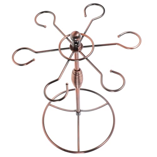 Beatifufu Eisernes Weinregal mit Hängendem Weinglashalter Dekorativer Cup Holder für Zuhause Bar und Restaurant Platzsparendes Design Langlebiges Material zur Stilvollen Weinpräsentation Beatifufu Eisernes Weinregal mit Hängendem Weinglashalter Dekorativer Cup Holder für Zuhause Bar und Restaurant Platzsparendes Design Langlebiges Material zur Stilvollen Weinpräsentation von Beatifufu