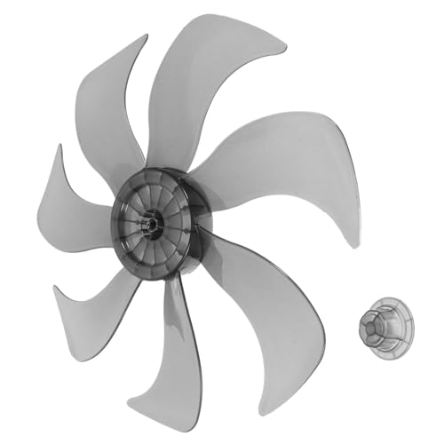 Beatifufu Ersatz Lüfterflügel Ventilatorflügel Transparent Schwarz für Standventilator Tischventilator Hitzebeständig Geräuscharm Langlebig Passend von Beatifufu