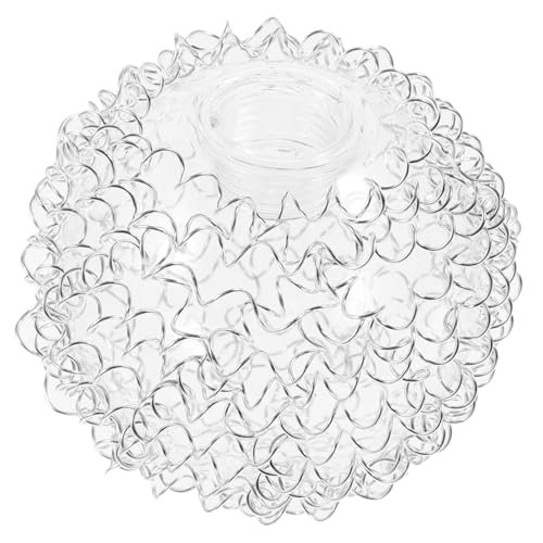 Beatifufu Glas Lampenschirm Kugel Ømm mit Aluminiumdraht Fassung Ersatz Lampenabdeckung für Pendelleuchte Deckenlampe Vielseitig Einsetzbar Stilvolles Design Einfache Montage von Beatifufu