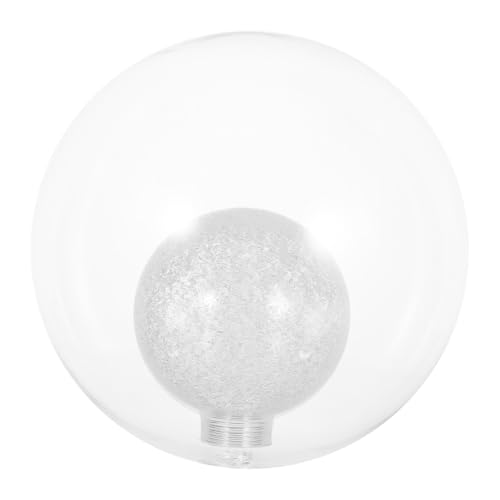 Beatifufu Glas Lampenschirm Lampenkugel Ersatz Klarer Lampenschirm mit Dreifacher Vertiefung für Wohnzimmer Kronleuchter Wandlampen Deckenleuchte von Beatifufu