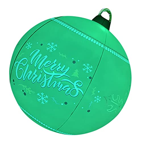 Beatifufu Große Aufblasbare Weihnachtskugel Dekoration Außen Grün Wetterfest Weihnachtsbaum Ornament Festliche Gartendeko für Weihnachtsfeier und Gartenlauben Beatifufu Große Aufblasbare Weihnachtskugel Dekoration Außen Grün Wetterfest Weihnachtsbaum Ornament Festliche Gartendeko für Weihnachtsfeier und Gartenlauben von Beatifufu